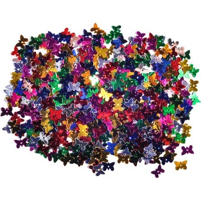JUNIOR-ST Dekorace motýli mix barev 11 mm 14 g