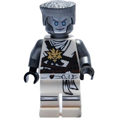 LEGO® LN872 NOVÁ MINIFIGURKA BÍLOSTŘÍBRNÝ NINJA