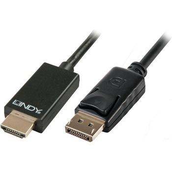 Lindy DisplayPort/HDMI 2m 2 м Черен (41717) (41717)