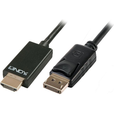 Lindy DisplayPort/HDMI 2m 2 м Черен (41717)