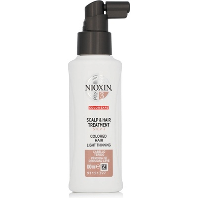 Nioxin System 3 ošetření pokožky pro počáteční mírné řídnutí jemných chemicky ošetřených vlasů Scalp Treatment Fine Hair Normal to Thin-Looking 100 ml