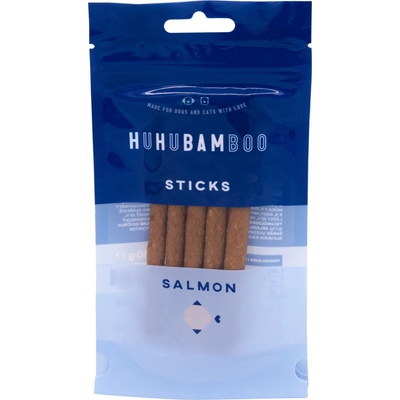 Huhubamboo lososové prúžky 30 g