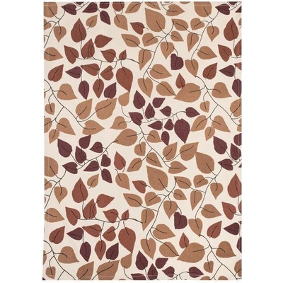 SCANquilt DEKORO barevné listy 50 x 70 cm cihlovobéžová