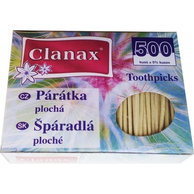 Clanax párátka plochá 500 ks