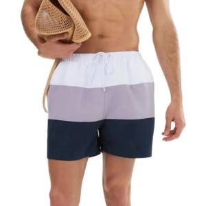 Ellesse Бански гащета Ellesse Bellis swimming shorts - Multicolor (White/Purple/Navy)
