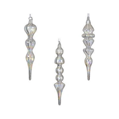Kaeming Vánoční ozdoba ORNAMENT 18 cm transparentní 3 druhy KSD
