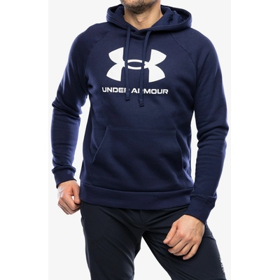 Under Armour Rival Fleece Logo Hoodie midnight navy/white