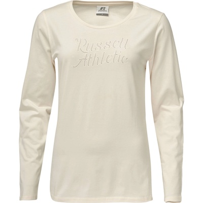 Russell Athletic Dámske tričko LS CREW T SHIRT béžová