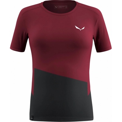 Salewa PUEZ SPORTY DRY T-SHIRT W syrah – Zboží Dáma