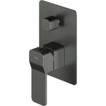 Omnires Вграден смесител за вана и душ Omnires Slide graphite с вградено тяло (SL7735GR)