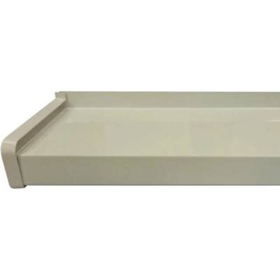 Bravo Parapet venkovní hliníkový bílý, 165x1200mm