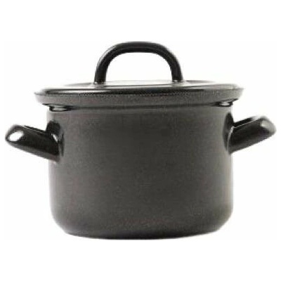 Beryl Hrnec s poklicí 14 cm 1,2 l černý