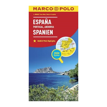 MARCO POLO Karte Länderkarte Spanien Portugal 1:800 000