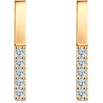 SAVICKI Обеци Share Your Love: злато, диаманти