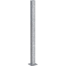Nosný plotový sloupek 8x8 cm s patkou - výška 150 cm ✔ Bez držáků plotových polí