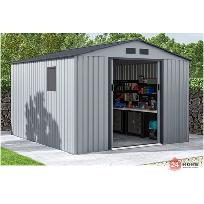 Sunny Градинска барака за инструменти SUNNY Hudson, Светло сива 319х277 см