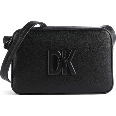 DKNY M7A kožená crossbody kabelka černá