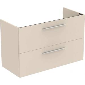Ideal Standard i. Life A - Шкаф под мивка, 100x44x63 см, 2 чекмеджета, пясъчен мат T5257NF (T5257NF)