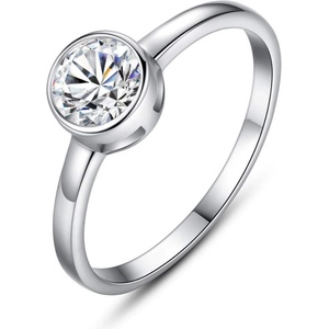 Silenti Jewelry Сребърен пръстен "Израз" - 5 - 49мм (15.6мм диам. )