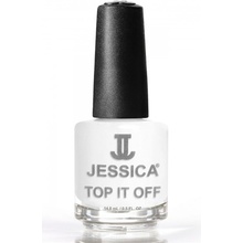 Jessica praskající lak na nehty 694 Top It Off White Alligator 15 ml