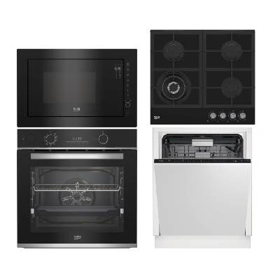 Set Beko BBIS13300XPE + BMGB25333BG + HILW 64225S + BDIN38524Q