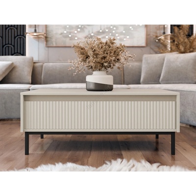 Mirjan24 Холна маса OZMI 100x40 см в цвят кашмир (MJ0166)