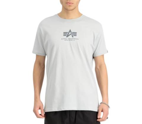 Alpha Industries Basic T ML Pastel Grey