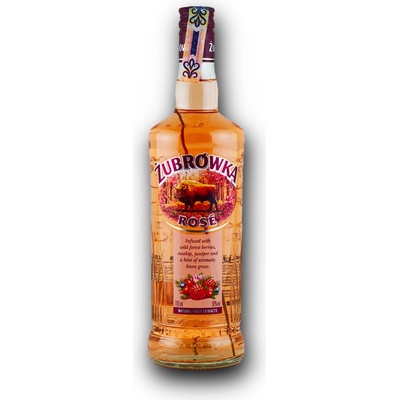 Zubrowka Rose Vodka 32% 0,7 l (holá láhev)
