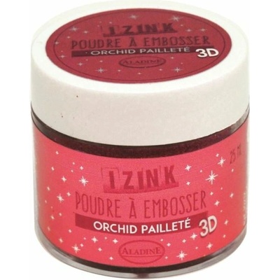 Aladine Prášek na embosing 25 mn růžová třpytivá – Zboží Mobilmania