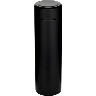 Taylor dvoustěnná nerezová láhev s čajovým sítkem 450 ml černá