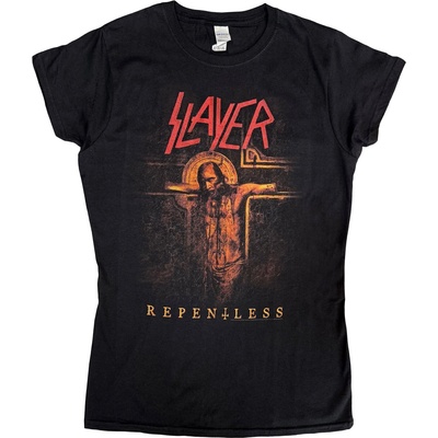Slayer Repentless Crucifix Black L Дамски Риза (SLAYTEE28LB03)