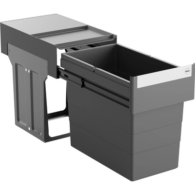 Hailo AS Vstavaný odpadkový kôš, Tandem 28, tmavo sivý