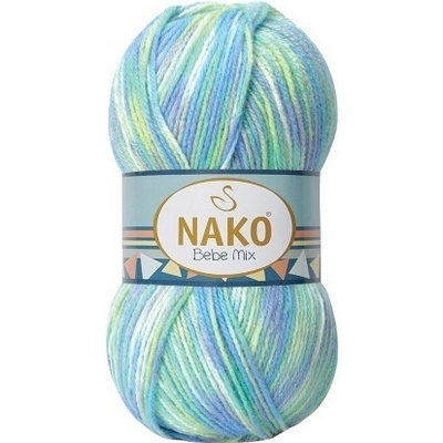 Nako Pletací příze Nako Bebe Mix 8709