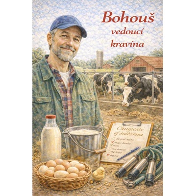 Cedule - Vedoucí kravína - Plast / A3 (30x45cm) / 10. Retro plakát