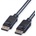 Roline Кабел DisplayPort 1.2 DP - DP, TPE, 4K60Hz, M/M, 7, 5 m, черен 11.04. 5985-10 (11.04.5985-10)
