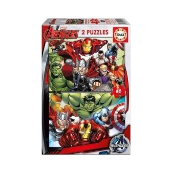 Educa Детски Пъзел Marvel Avengers Educa (2 x 48 pcs)
