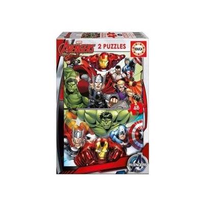 Educa Детски Пъзел Marvel Avengers Educa (2 x 48 pcs)