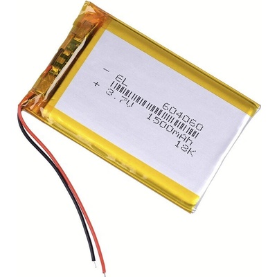 Li-Pol batéria 1500mAh, 3.7V, 604060