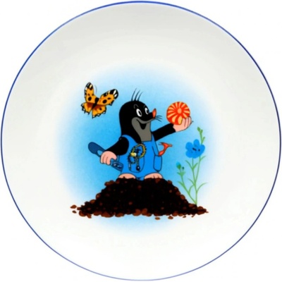 Thun 1794 KRTEČEK a kalhotky porcelánový talíř mělký 210 mm, P1030056J1Z2614100