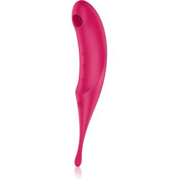 Satisfyer TWIRLING PRO вибратор със стимулиране на клитора Red 19, 9 см