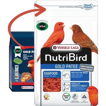 Orlux NutriBird Gold Patee Red яйчна храна за червени канари - 1кг