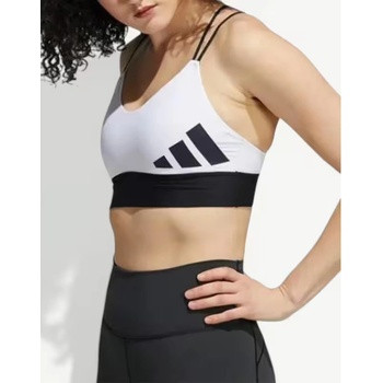 Adidas Performance Alpha Model 3 Bar Logo Bra White