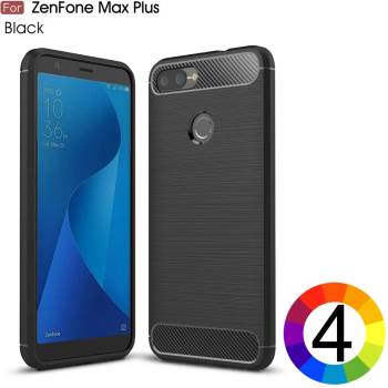 ASUS ZenFone Max Plus (M1) ZB570TL Удароустойчив Carbon Fiber Калъф и Протектор