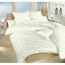 Dadka povlečení krep Krystal kiwi na bílém 140x200 70x90