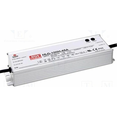 MEAN WELL HLG-100H-48A Napájecí zdroj: spínaný; LED; 96W; 48VDC; 1,25÷2A; 90÷305VAC; IP65