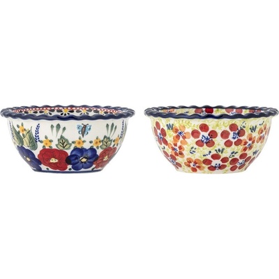 Bloomingville Глинени купички в комплект от за сервиране 2 бр. 380 ml Florist - Bloomingville (82072586)