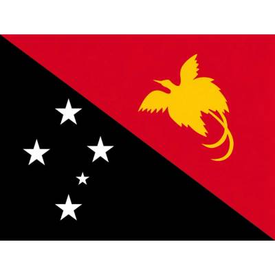 Papua - Nová Guinea vlaječka - 11 x 16 cm - nasunutie, zavesenie