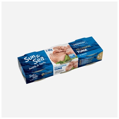 Sun & Sea Žltoplutvý tuniak vo vlastnej šťave 240 g