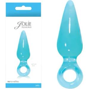  Анален плъг, мини съкровище, 9см. - Jolie Pleasures Mini Aqua (NSTOYS0088)