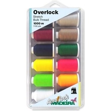 Overlockové nitě PES Madeira Aeroflock 100 chemlonové (12x1000m)
